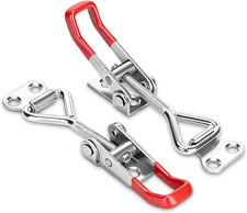 2 Pack Adjustable Toggle Latch 4001, Quick Release Toggle Clamp with 220Lbs Capa