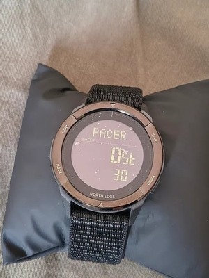 North Edge Alps Men s Digital Carbon Fiber Compass Military Waterproof Watch