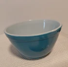 401 PYREX nesting bowl primary blue 1.5 pint/3 cup capacity Painted Milk Glass