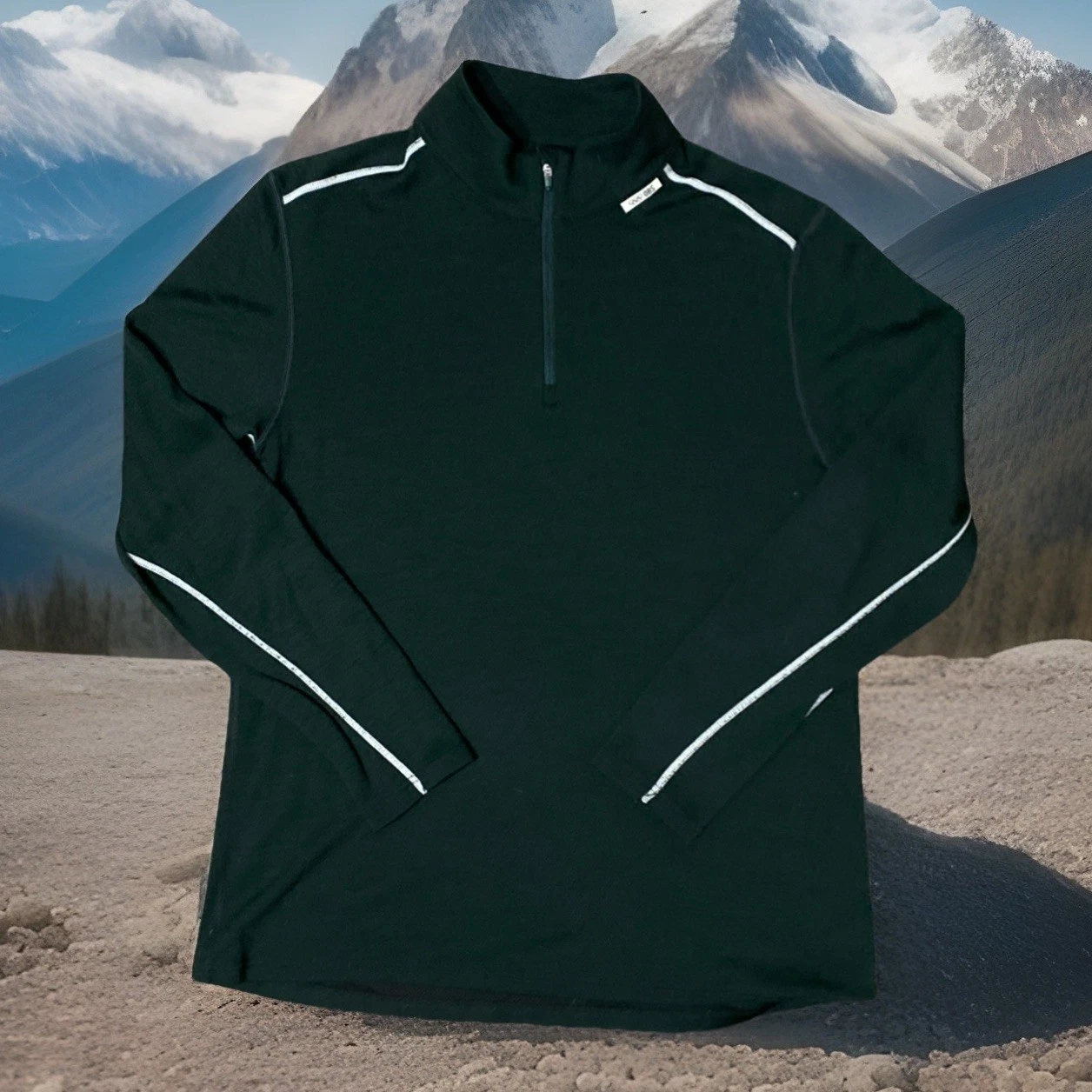 Helly Hansen x Beijing 2022 Olympics OBS Merino Wool Base Layer - Green Size: XL