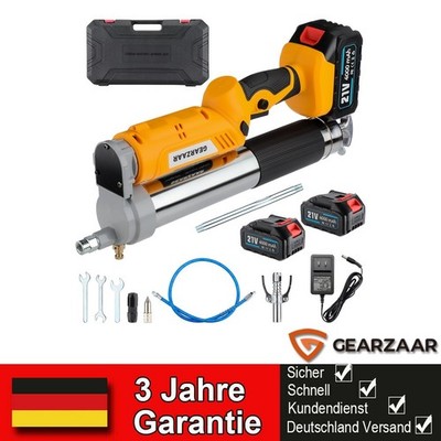 12000PSI Akku Fettpresse Elektrische für LKW & Bagger mit 21V 4000mAh Akku