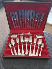 viners kings 44 piece canteen of cutlery used on 2 occasions very good condition