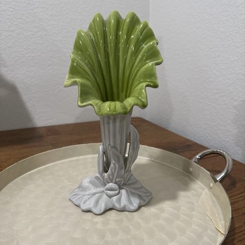 Vintage Royal Haeger 14” Lily Trumpet Vase R446