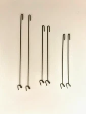 Cuckoo Clock. Original Bellow Lift Wires Set Of 3 Pairs.