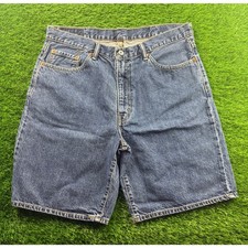 Levi's Men's Denim Shorts 550 Relaxed Fit Blue W38 Classic Jorts