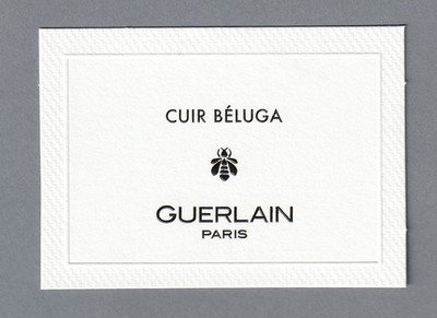 Advertising card - advertising card - Guerlain Beluga leather