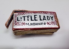 Vintage Hohner Little Lady Miniature Harmonica In Original Box