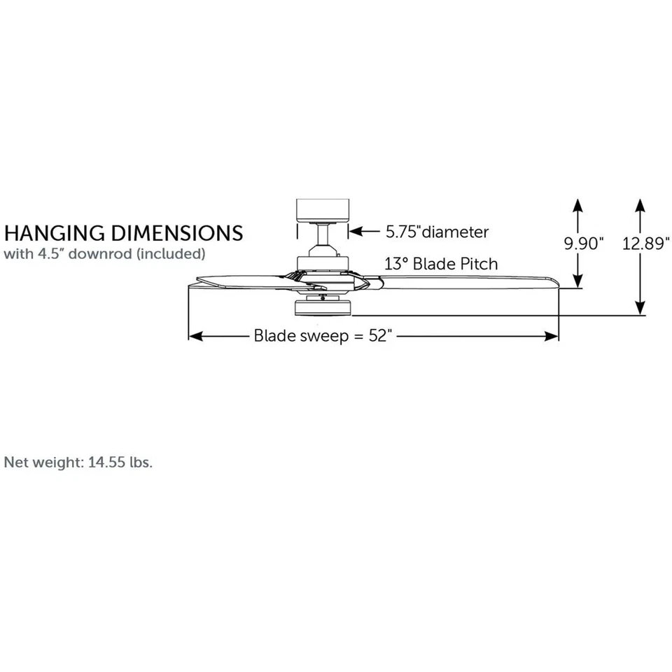 Fanimation Fans FP7634BL Amped 52 inch Black Fan-Uni - Image 2 of 3