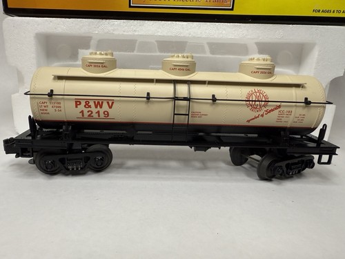 MTH RAIL KING #30-7333 PITTSBURGH & WEST VIRGINIA 3 DOME TANK CAR LNIB A27 - Picture 9 of 15