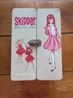 Vintage 1964 Skipper  Doll Carrying Beige Case Mattel Barbies sister