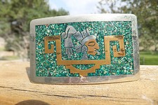 Mexico Taxco Metales Alpaca Belt Buckle