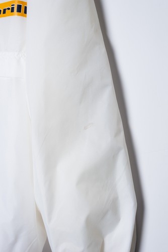 Vintage Y2K Point Zero Mens Large Windbreaker Jacket White Zip Up Coat - Picture 6 of 8