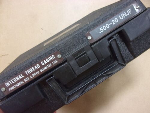 Johnson GJ-5S Bi-Internal Gaging Comparator Thread Gage 1/2- 20 UNJF No Go Set - Picture 21 of 22