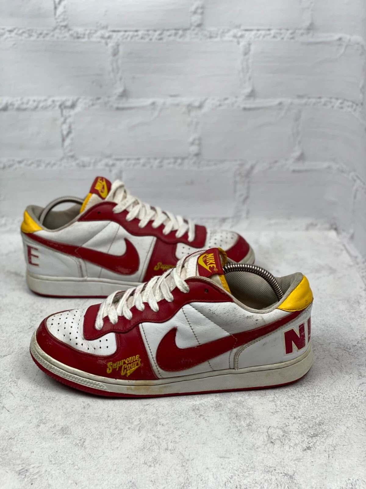 Chaussures cuir homme vintage Nike Supreme Court rare US10