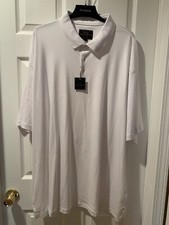 Jos A Bank Reserve Soft Pima Cotton Polo Shirt Mens Size 4X 4XL White NWT