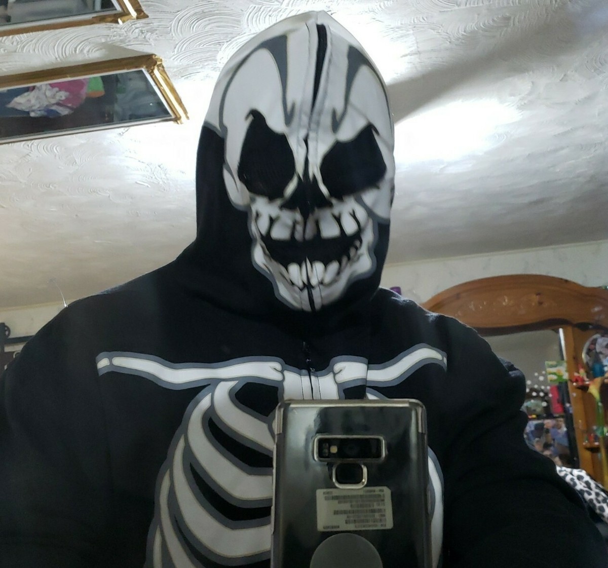 GWP Dead Serious Skeleton Full Zip Hoodie Sweatshirt Size 2XL | eBay