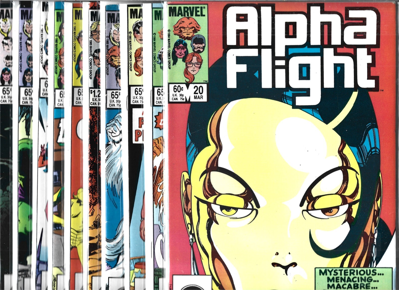 Alpha Flight Lot Of 10 - #20 21 22 23 24 25 26 27 28 30 (Nm-) High Grade Copper