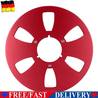 10,5 Zoll leere Bandspule 6 Löcher für Studer ReVox/TEAC/BASF (Rot)