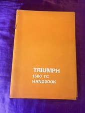 Triumph 1500 TC Handbook 1st Edition 