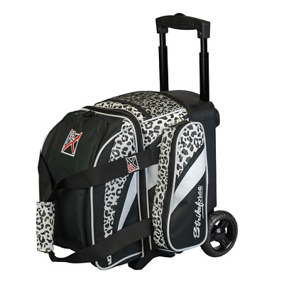 KR Strikeforce Cruiser Single Roller Bowling Bag White Leopard