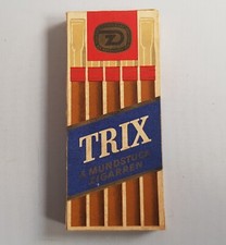 Pappschachtel leer alt Trix VEB Thüringer Zigarren Tabakfabriken Nordhausen DDR