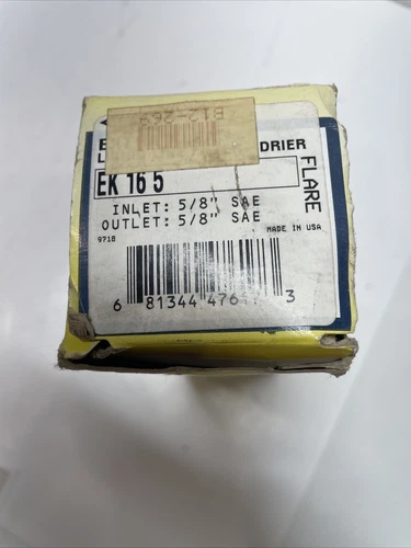 Alco EK 16 5 Liquid Line Filter Drier 16 Cu.In. 5/8"SAE In/out