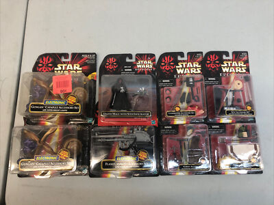 8 Star Wars TPM Episode 1 Battle Accessory Packs Darth Maul Gungan Catapults +