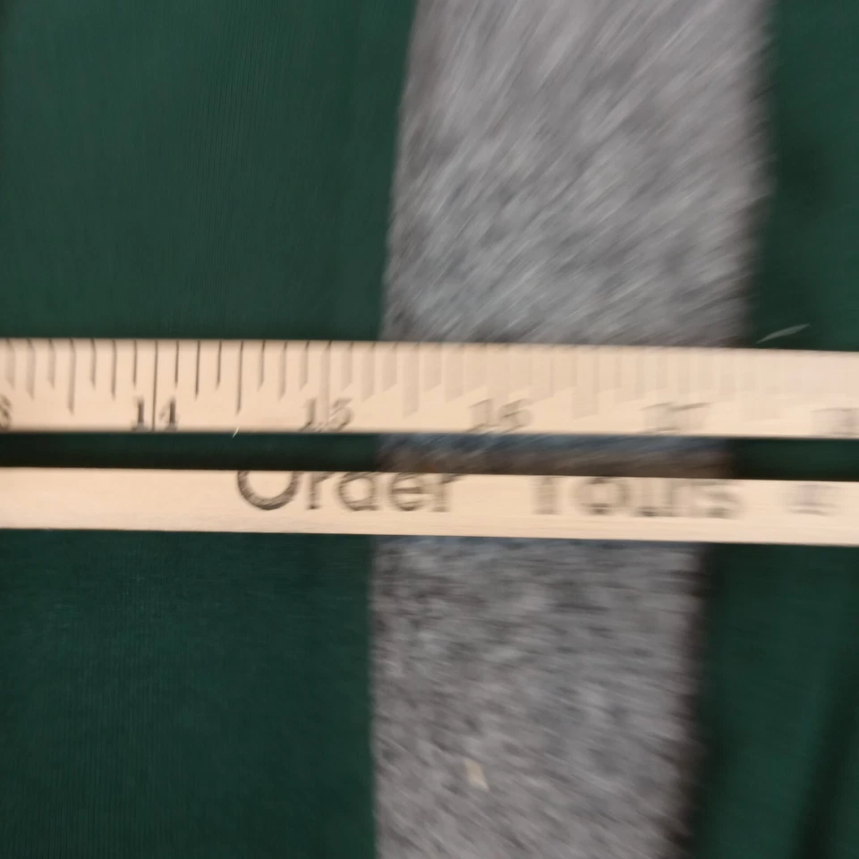 Camisa Tommy Hilfiger Mujer Grande Verde Manga Larga Cuello Redondo Informal Ligera Foto 4 de 4