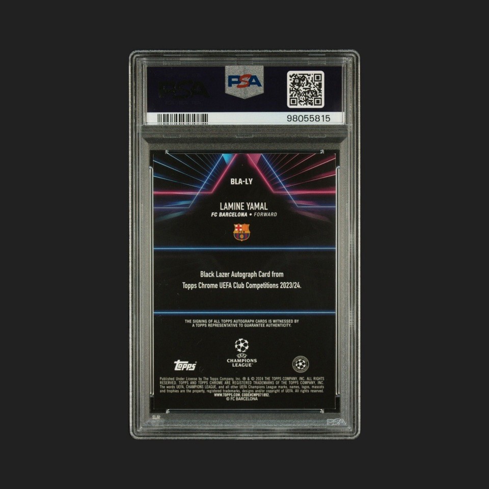 Leonardo Spinazzola 2023-24 Topps Chrome UEFA /199 – Auto Lazer Black Magenta !