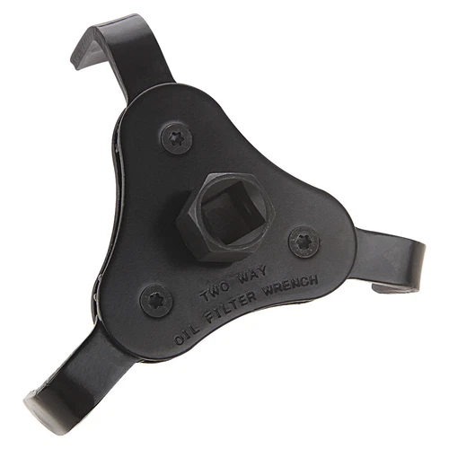 Oil Filter Wrench Auto Adjustable Universal 3 Jaw Remover Socket 1/2 & 3/8 Drive