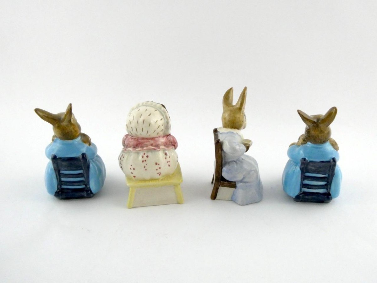 Beswick Backstamp 4 Group of 4 Beatrix Potter Figurines ERROR