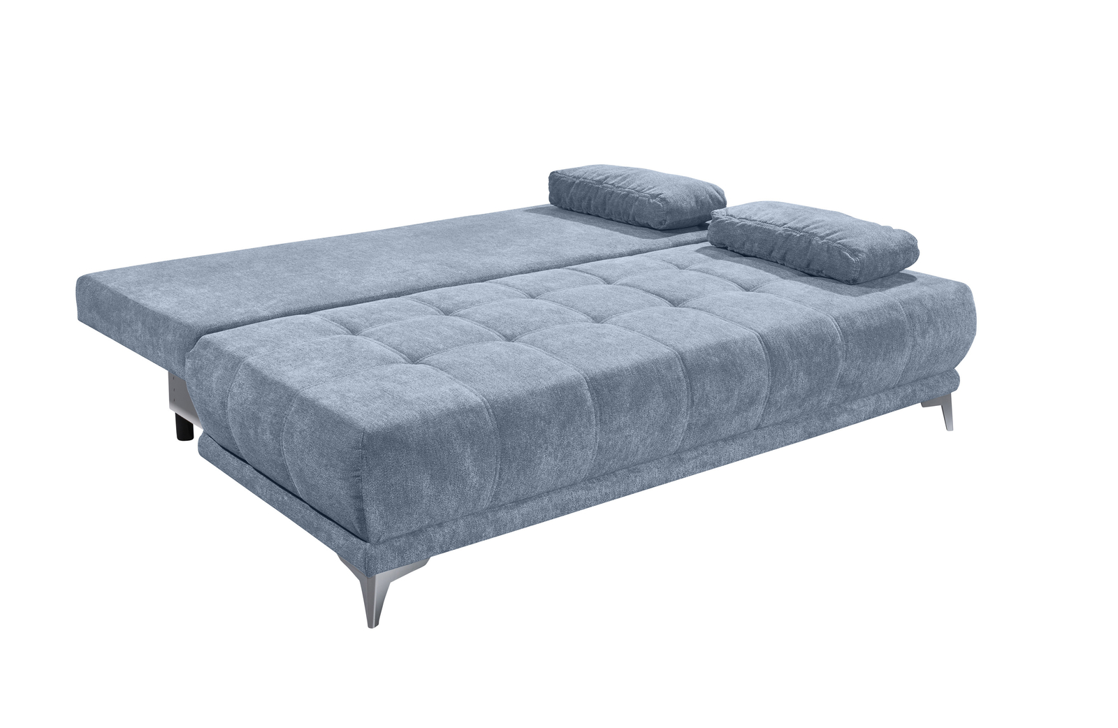 Couch Sofa Zweisitzer JENNY Schlafcouch Schlafsofa ausziehbar denim