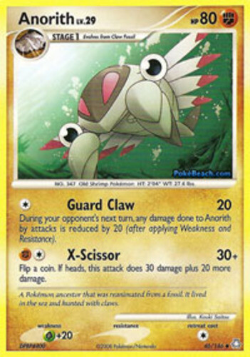 Pokemon - Anorith - 46/146 - Uncommon - Legends Awakened - NM