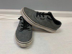 gray boys vans