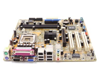 ASUS P5S800-VM/Vintage mATX Computer PC Mainboard Intel Socket / Sockel LGA775