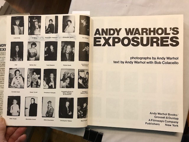 SIGNED ANDY WARHOL 1ST EXPOSURES | eBay