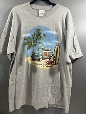 VTG New 2000 Walt Disney World L Mickey Mouse Surfboard Lounging Graphic Shirt