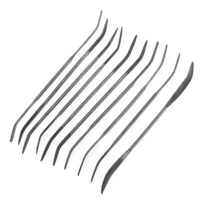 10 pc. Riffler File Set- Hobby Tool, Wood Metal Plastic