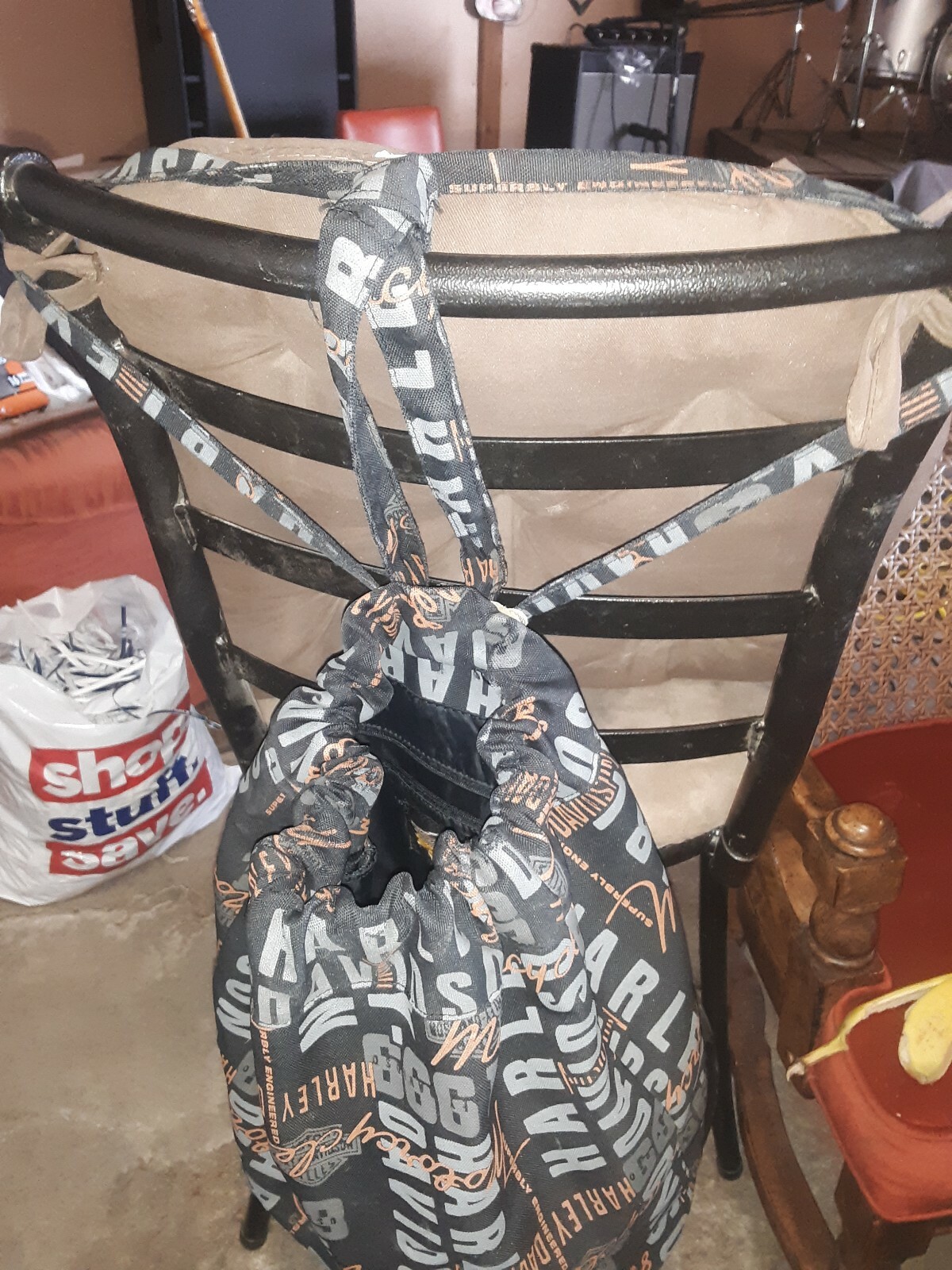 HARLEY DAVIDSON CANVAS BACKPACKKOOL UNIQUE PATTERN… Gem