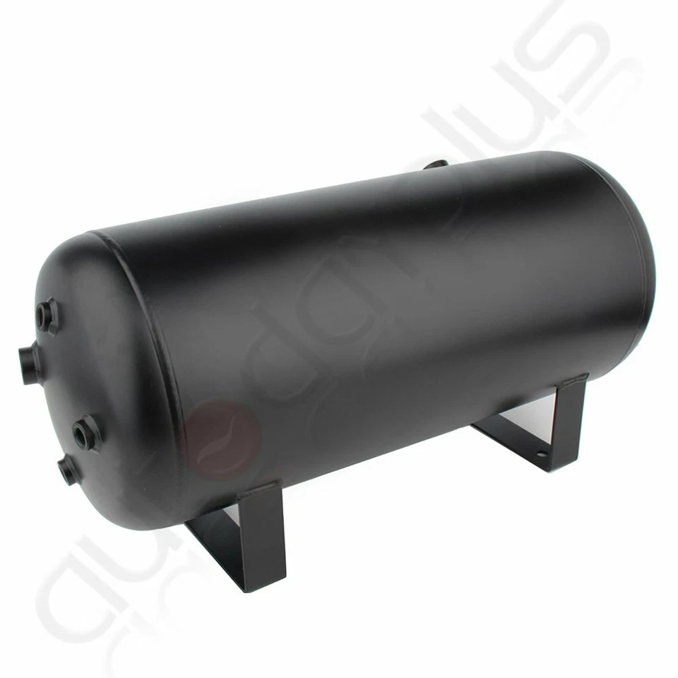 Kit de compresor de aire a bordo tanque de aire de 5 galones 200 psi para bocina de barco camión tren 12 V Foto 2 de 4