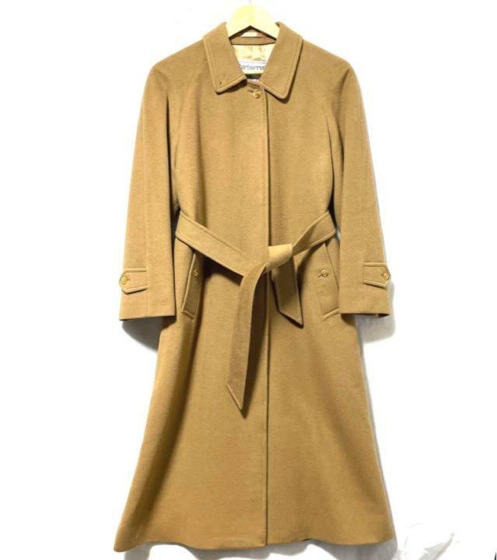 Burberry Cashmere Wool Belted Coat Woman from Japan