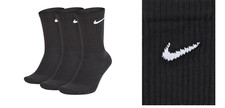 NIKE SOCKS Mens Women 3 Pairs 6 Pairs Lightweight Crew Ankle Cotton Socks Sports