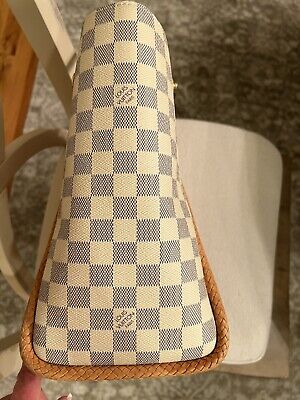 Louis Vuitton Propriano Damier Azur Tote Shoulder Bag White