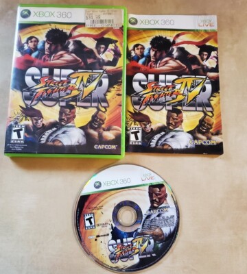 Super Street Fighter IV 4 for Microsoft XBOX 360 Complete Great Shape