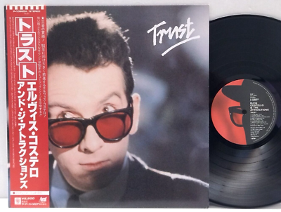 Elvis Costello & The Attractions - Trust LP 1981 Japan F