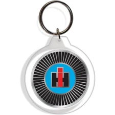 International Harvester keychain keyring garden farm tractor yard lawn Fob part