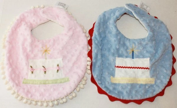 SWANKIE BLANKIE First 1st Birthday Bibs Cake Minike Dot NEW