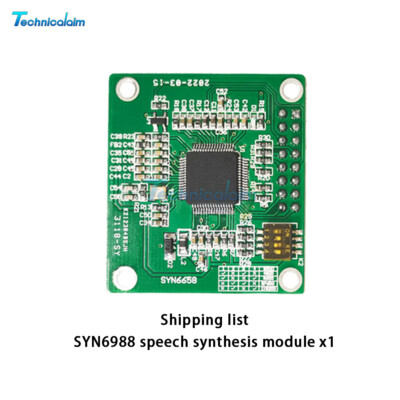 SYN6988 Voice Module Chinese English Speech Synthesis Recognition Board