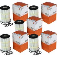 5X Mahle / Knecht ÖLfilter OX 345/7D Oil Filter