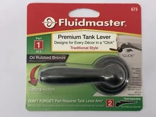FLUIDMASTER 673 TOILET TANK FLUSH LEVER, TRADITIONAL, OIL RUBBED BRONZE FINISH